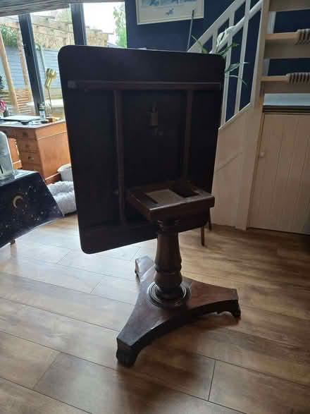 Photo of free Mahogany tilt and turn table (Halton HP22) #3