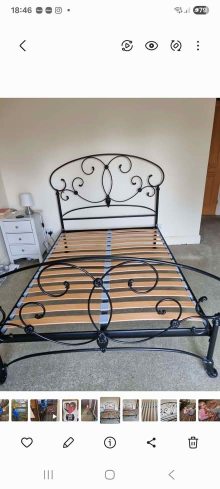 Photo of free Double metal bed (Fox Street CO7) #1