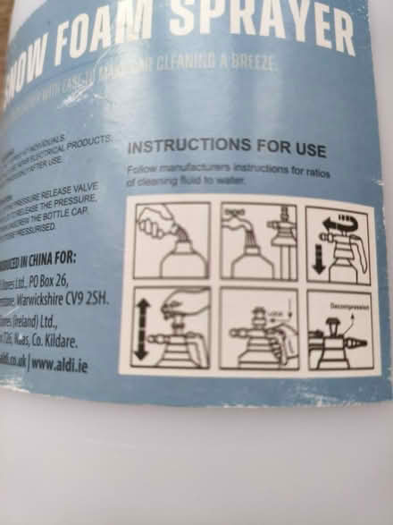 Photo of free Aldi Snow Foam Sprayer (Corfe Mullen BH21) #2