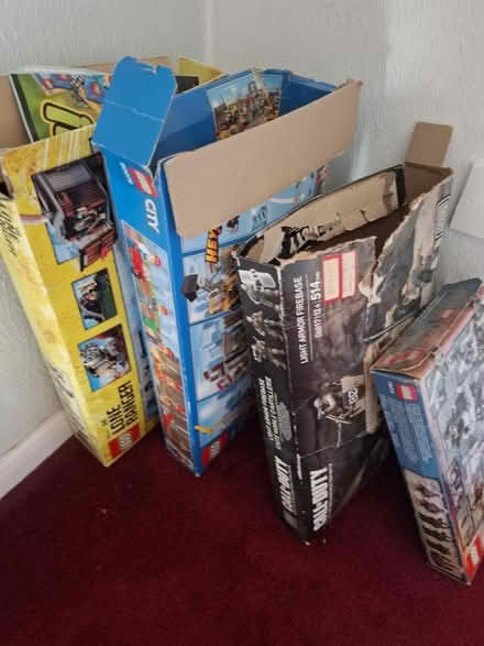 Photo of free 4 boxes of used Lego + bionic bag (ME20) #1