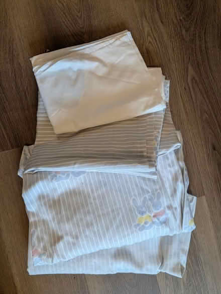 Photo of free Rabbit cot duvet cover and matching curtains (Bowerham LA1) #1