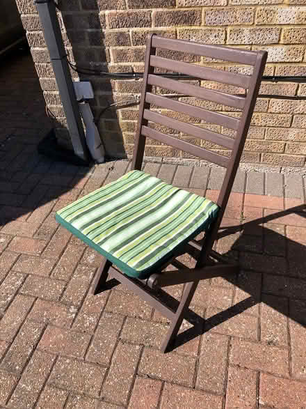 Photo of free Set of 4 folding garden chairs (CT21) #1