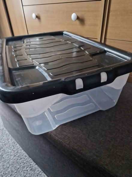 Photo of free Ottoman and clear storage box (Ng3) #3