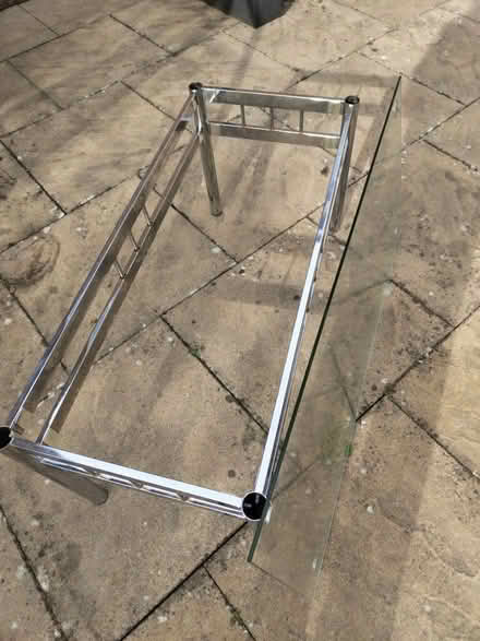 Photo of free Small glass table + removable top (Leicester LE5) #3