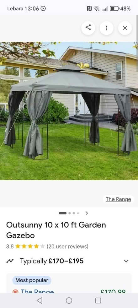 Photo of free Gazebo cover (Eastbourne) #1