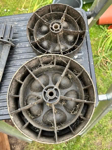Photo of free Small and large spare mower wheels (CM12) #2