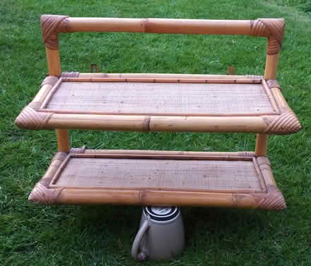 Photo of free Shelf Unit: Bamboo & Cane (Central Crouch End N8) #1