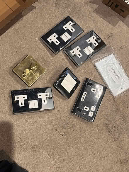 Photo of free Chrome Sockets and Brass Dimmer Switch (Richmond TW10) #1