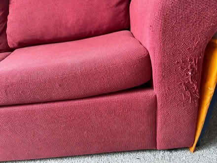 Photo of free Red sofa bed (SE19) #3