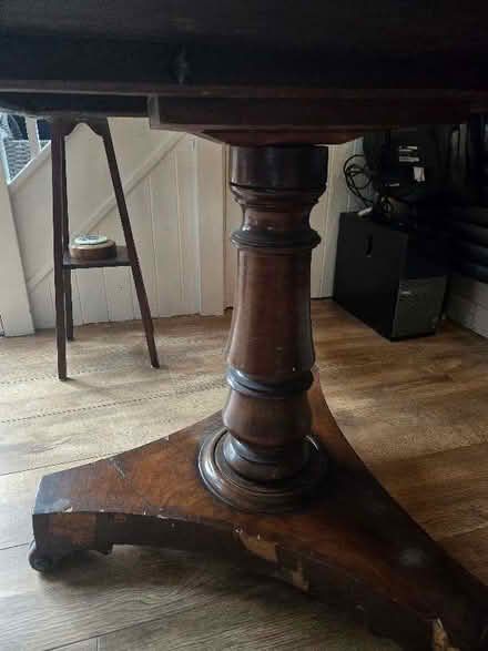 Photo of free Mahogany tilt and turn table (Halton HP22) #4