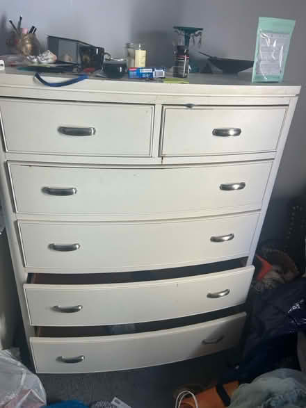 Photo of free White Dresser &matching side tables (Central Greenwich) #1