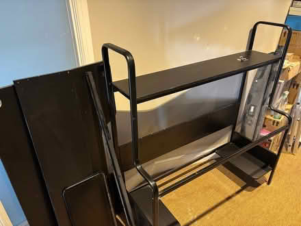 Photo of free black Ikea gaming desk (Tooting Bec) #1