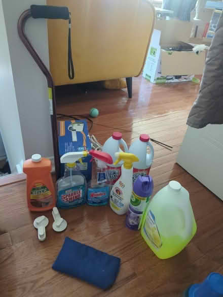 Photo of free Assorted cleaning/health supplies (Lawrence Heights) #1