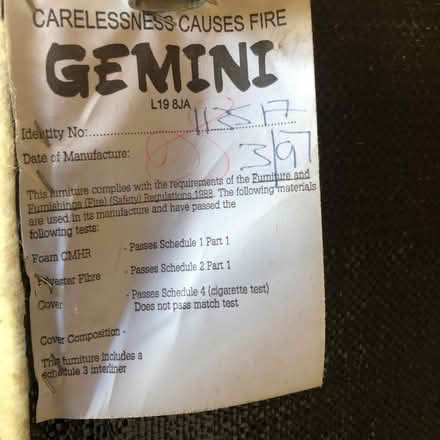 Photo of free Two Green Armchairs (Kirkby Overblow HG3) #3