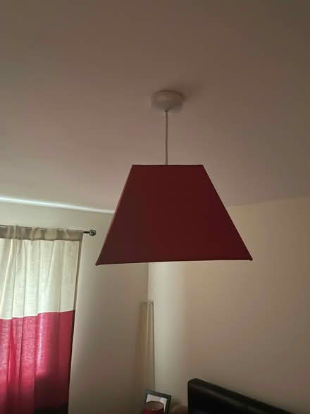 Photo of free Ceiling Lampshade Red (Cambridge CB4) #1