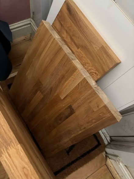 Photo of free New Off cuts oak work top (Heage DE56) #3