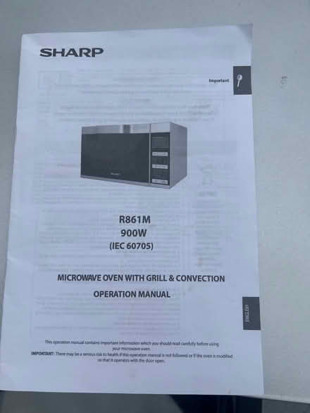 Photo of free Sharp Microwave/Convection Oven Combi (The Nurserylands TW12) #4