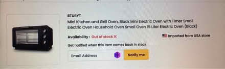 Photo of free Mini oven small table top type (Liverpool L6) #3