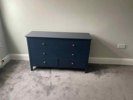 Photo of free Chest of drawers navy blue (Rathmines) #1