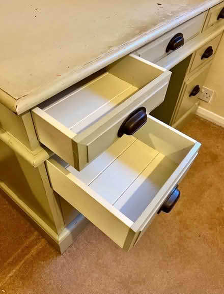 Photo of free Solid wooden desk with charging unit (Camberley GU15) #3