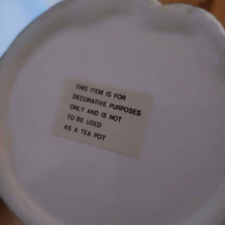 Photo of free Ornamental Teapot (Winchester SO23) #2