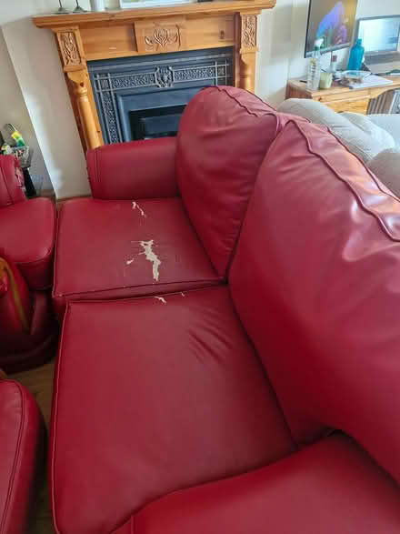 Photo of free Couch set- 2-seater and 2 chairs (Dundalk) #1
