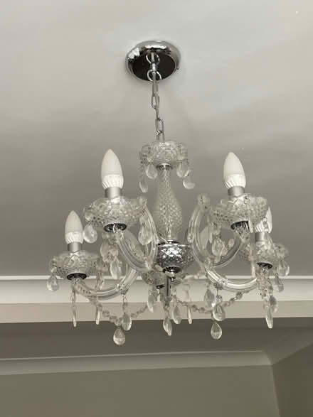 Photo of free b&q chandelier light (Gee Cross SK14) #1
