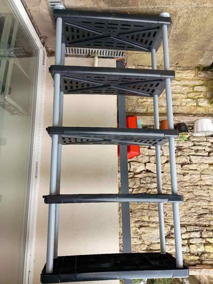 Photo of free Plastic shelving unit (Bicester OX26) #1