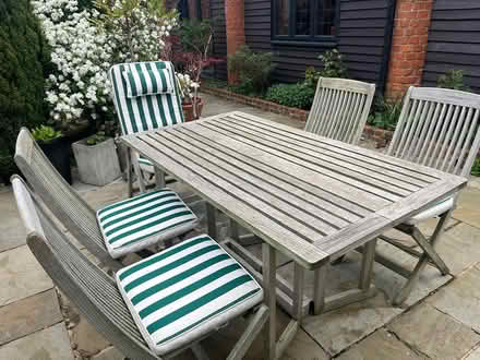 Photo of free Wooden garden furniture set (Sutton Wick, Abingdon. OX14) #4