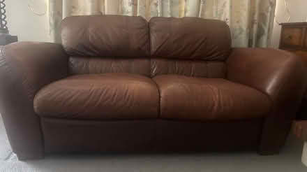 Photo of free Leather sofa x 2 (Rathfarnham) #2