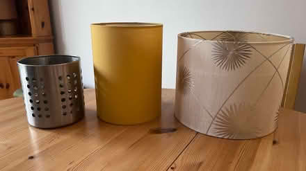 Photo of free Lamp shades & Ikea container (Hemel HP2) #1