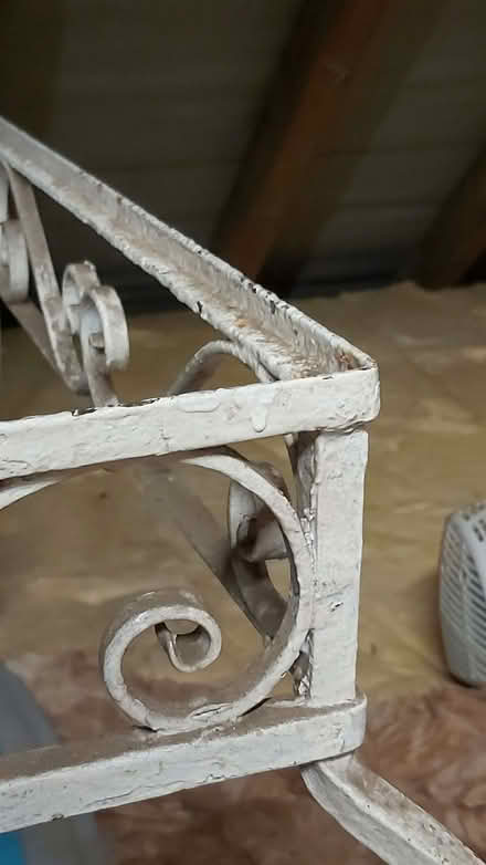 Photo of free Old Wrought Iron Coffee Table Frame (Haslucks Green B90) #4