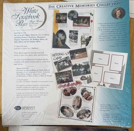 Photo of free Creative Memories Scrapbook Pages and Page Protectors (The Camp AL1) #1