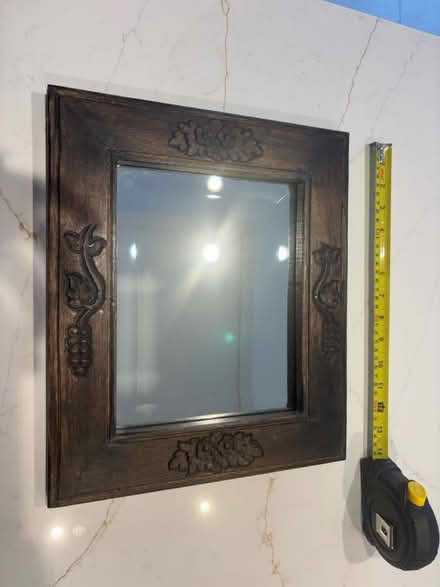 Photo of free Small decorative wooden mirror (Long Hanborough OX29) #3