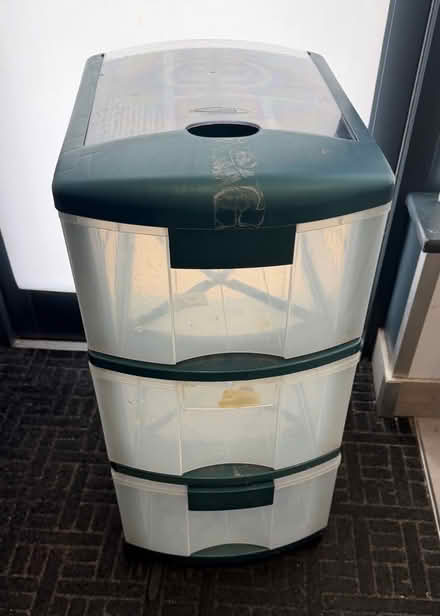 Photo of free Plastic 3 drawer unit (Egremont CH44) #1