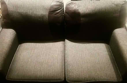 Photo of free Grey & black sofa (Marsh HD1) #1