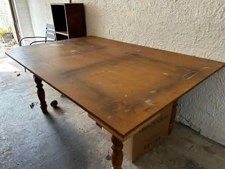 Photo of free large wooden table (W13) #2