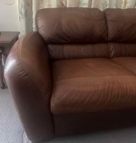 Photo of free Leather sofa x 2 (Rathfarnham) #3