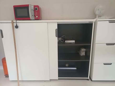 Photo of free Lockable office cabinet with sliding doors (Colchester CO1) #3