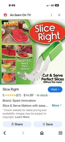 Photo of free Slice Right Watermelon Slicer (Thornwood, NY) #2