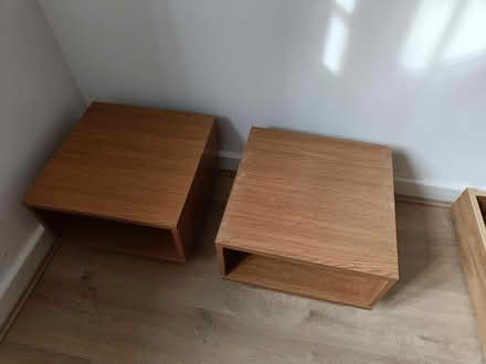 Photo of free 2 Bedside table 40x40x30 (Letchworth SG6) #2