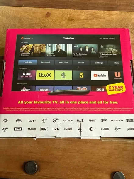 Photo of free Freeview T4 TV Box (Buntingford SG9) #2