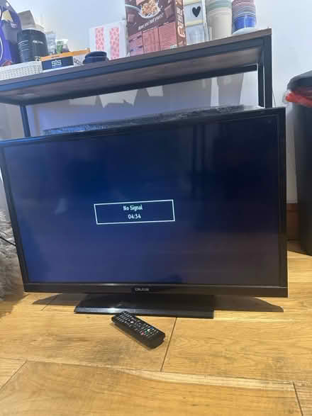 Photo of free 34 inch Celsius TV + remote (Battersea Park) #1