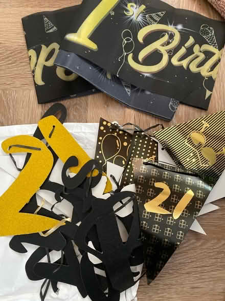 Photo of free 21st Birthday bunting and banners (Epsom KT18) #1
