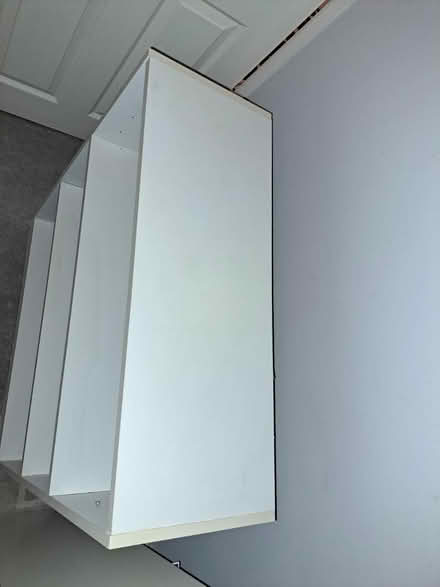 Photo of free White wooden bookcase (Heswall) #2
