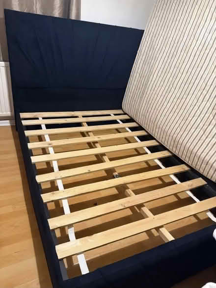 Photo of free Velvet double bed (Magpie Hall,Bromley BR2) #1