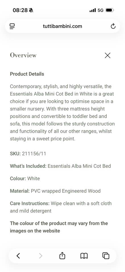 Photo of free Small cot (Forest Hill SE23) #3