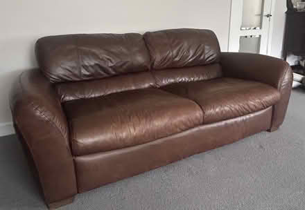 Photo of free Leather sofa x 2 (Rathfarnham) #1