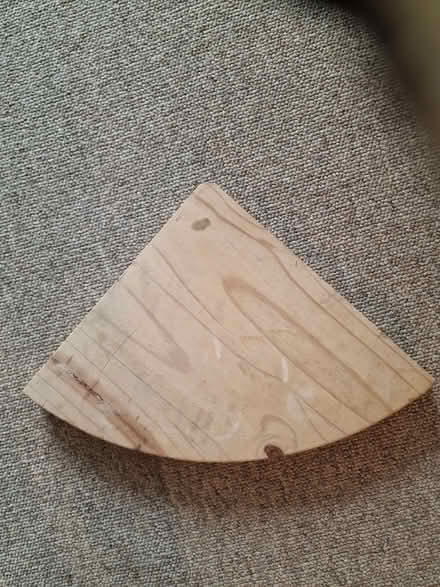 Photo of free Solid wood corner shelf (Rottingdean BN2) #1