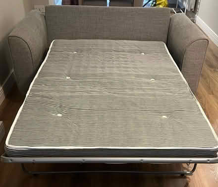 Photo of free Grey Fleck Sofa Bed (Wickford, Shotgate.) #2